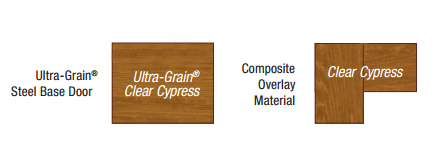 clear cypress overlay material option