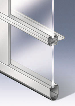 Aluminum and Glass Frame