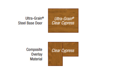 clear cypress overlay material option